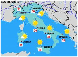 Weer op Sardinie